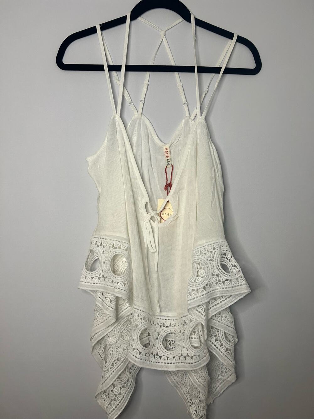 NWT Raga Santa Clarita Boho Crochet Top.
Size Medium.